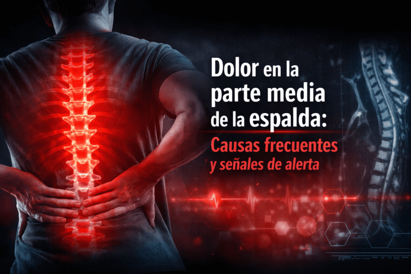 dolor en la parte media de la espalda causas
