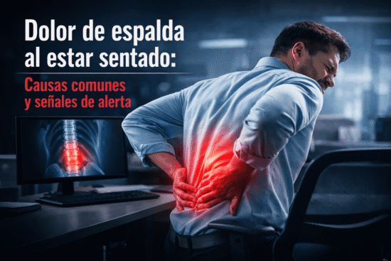 dolor de espalda al estar sentado postura oficina