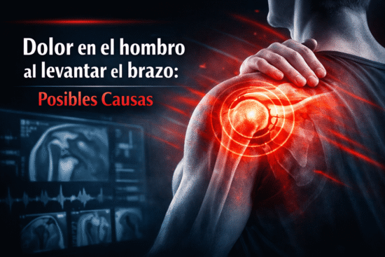 dolor hombro levantar brazo causas diagnostico