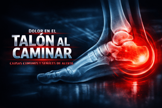 dolor en el talón al caminar causas