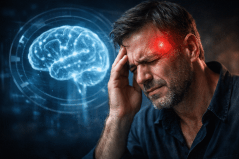 Paciente con mareo constante siendo evaluado con resonancia magnética