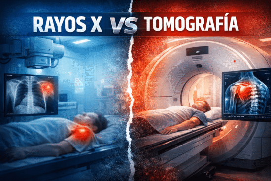 diferencia entre rayos x y tomografia comparacion visual diagnostico