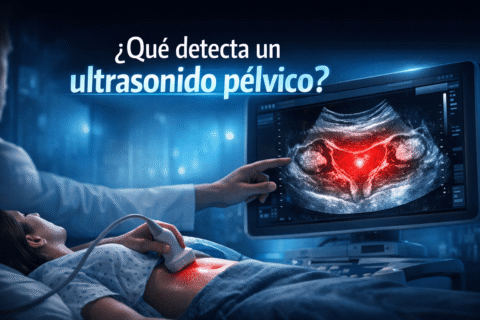 ultrasonido pélvico detecta quistes miomas ovarios útero diagnóstico
