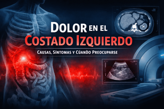 dolor en costado izquierdo zona abdominal causas