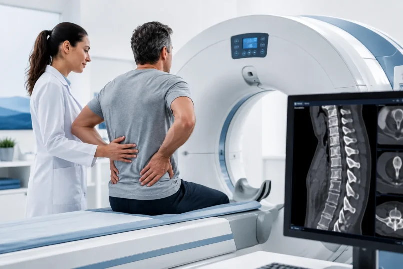 tomografía columna lumbar